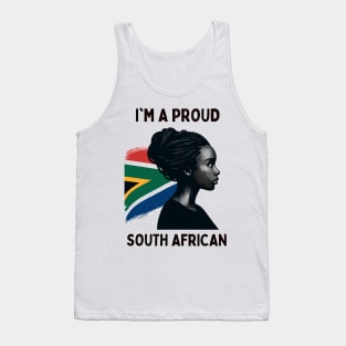 I'm A Proud South African Flag Tank Top